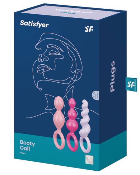 Satisfyer Plugs-Assorted Colors (Set of 3)