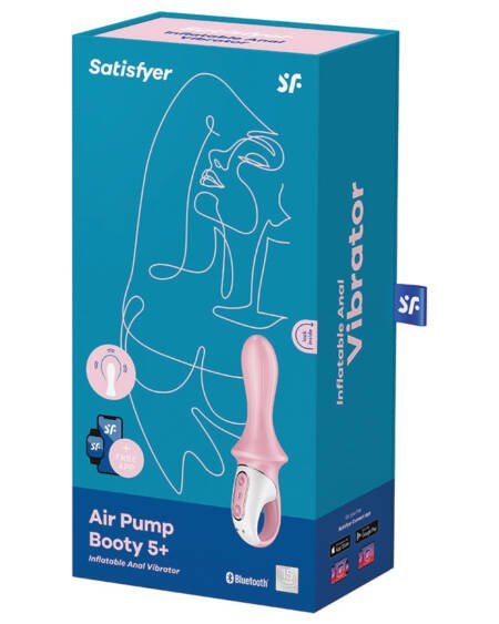 Satisfyer Air Pump Booty 5+-Red