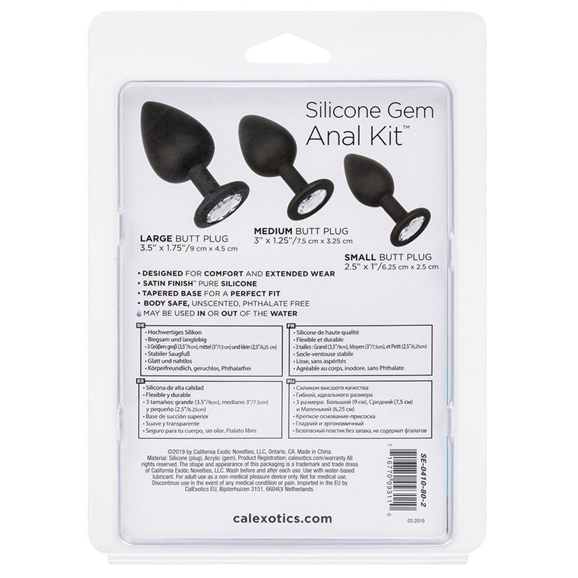 Silicone Gem Anal Kit-Black - Image 4