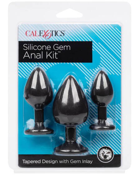 Silicone Gem Anal Kit-Black
