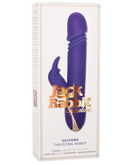 Jack Rabbit Signature Silicone Thrusting Rabbit-Purple 9