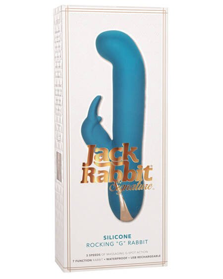 Jack Rabbit Signature Silicone Rocking "G" Rabbit-Teal 8.5"
