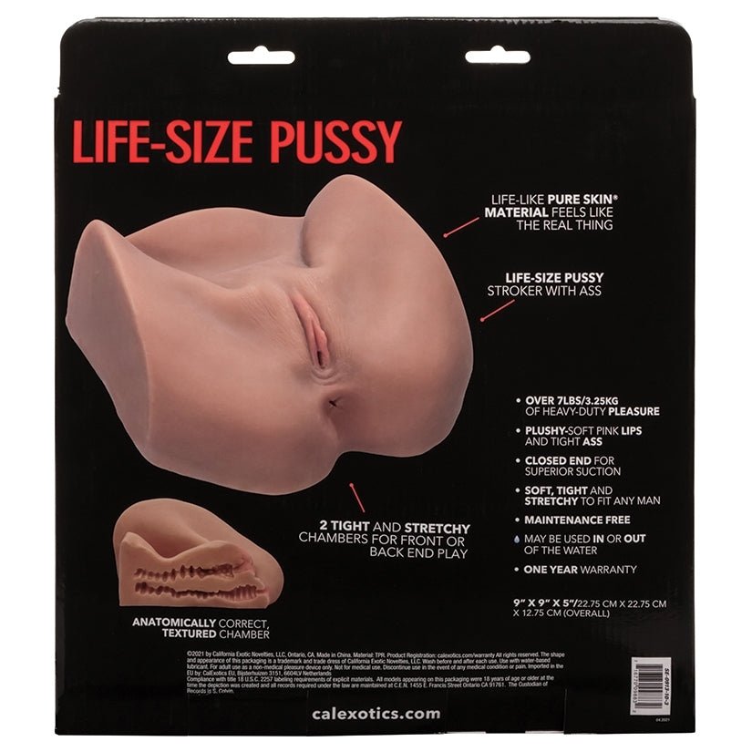 Stroke It Life Size Pussy-Brown - Image 3
