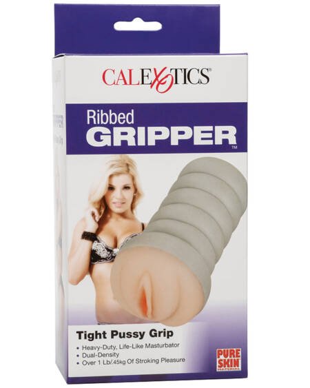 Ribbed Gripper Tight Pussy-Ivory