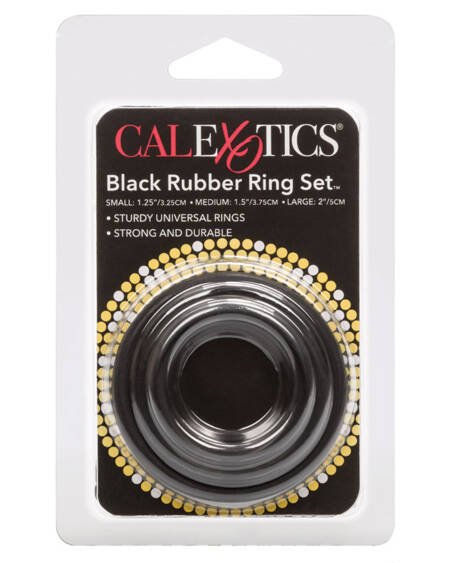Rubber Rings-Black 3Pk