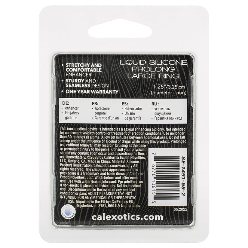 Alpha Liquid Silicone Prolong Large Ring - Image 3