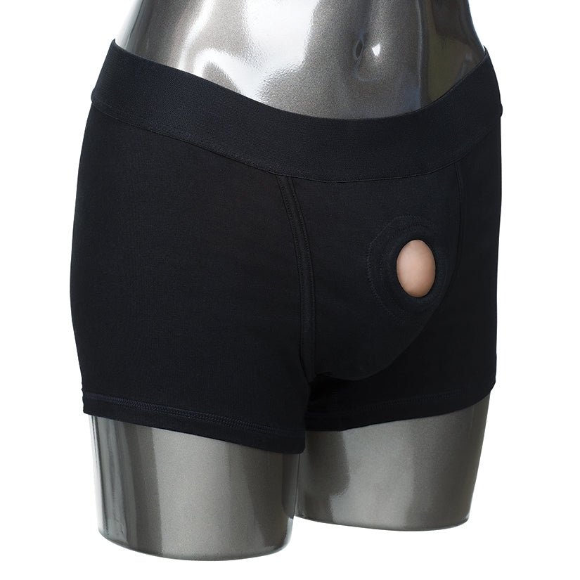 Packer Gear Boxer Brief Harness-Black L/XL - Image 2