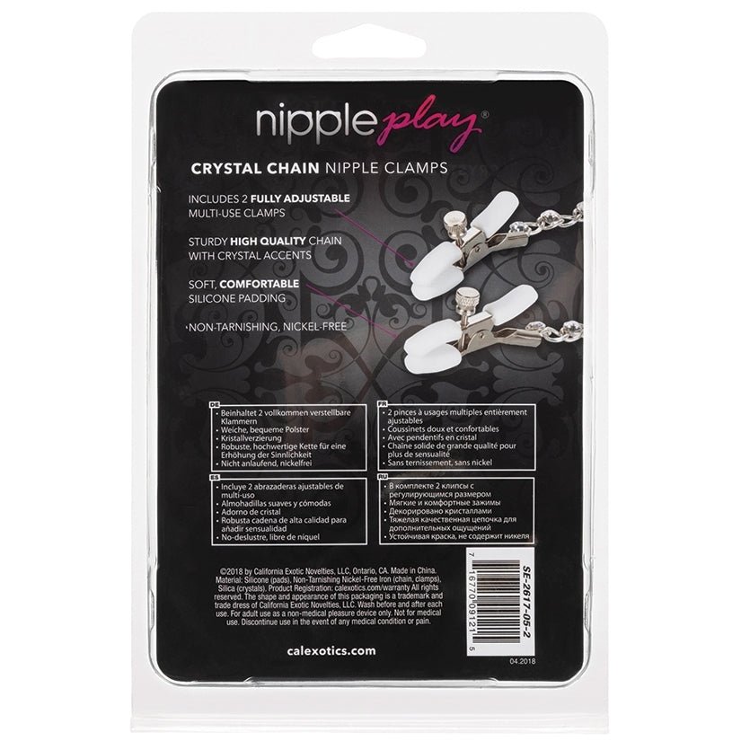 Nipple Play Crystal Chain Nipple Clamps - Image 3