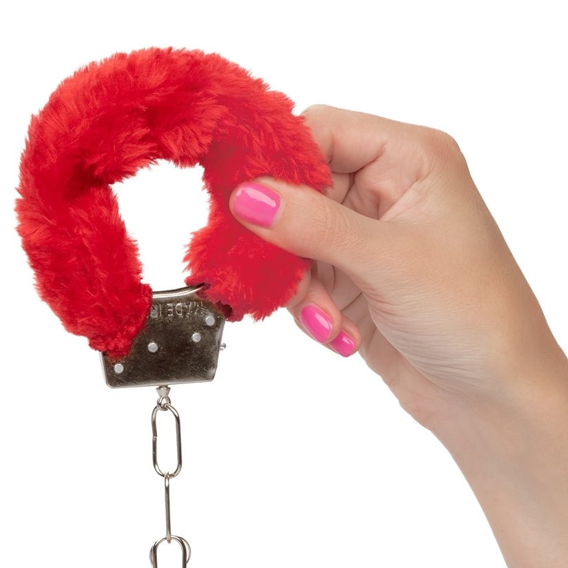 Playful Furry Cuffs-Red - Image 3