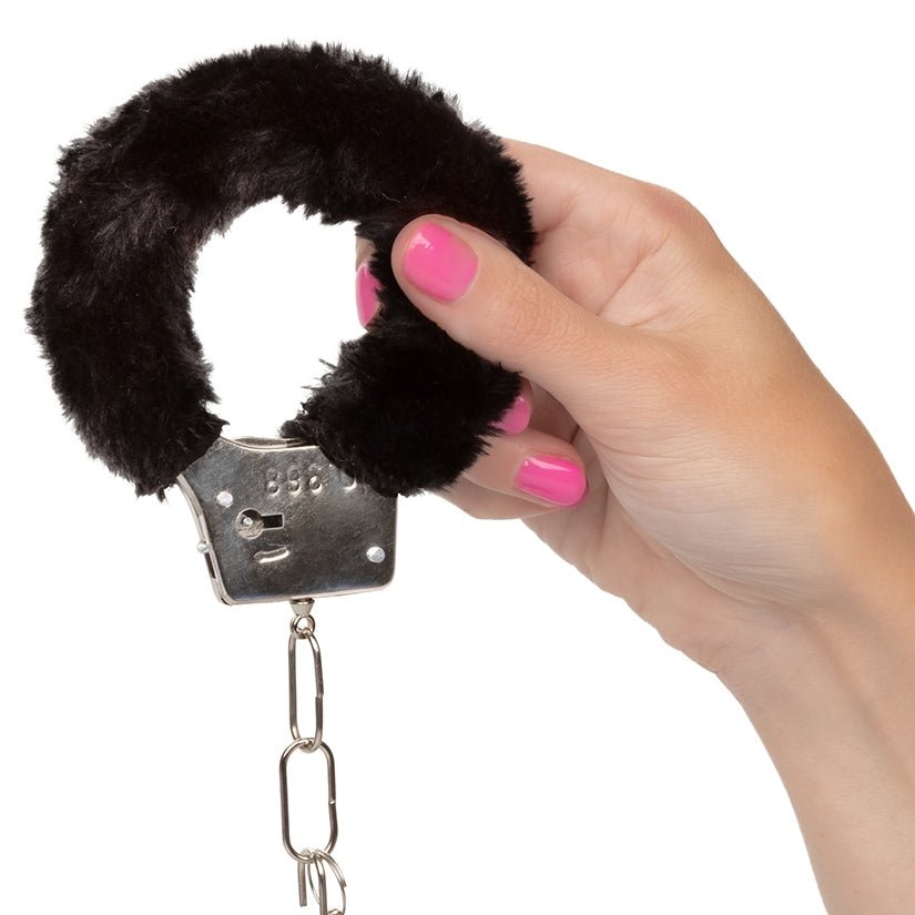 Playful Furry Cuffs-Black - Image 3