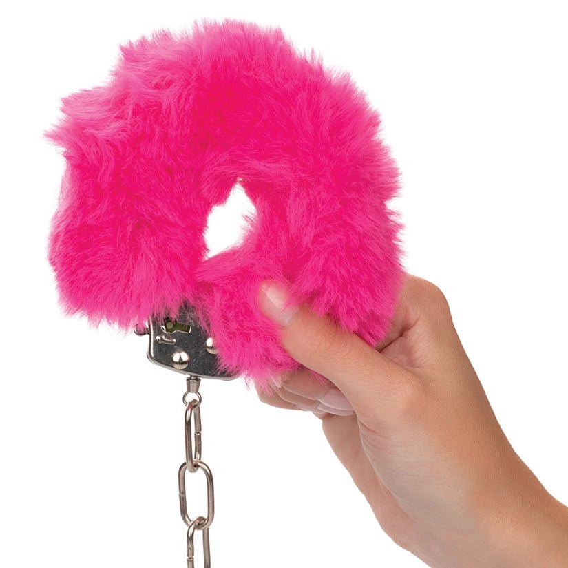 Ultra Fluffy Furry Cuffs-Pink - Image 3