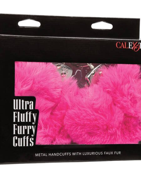 Ultra Fluffy Furry Cuffs-Pink