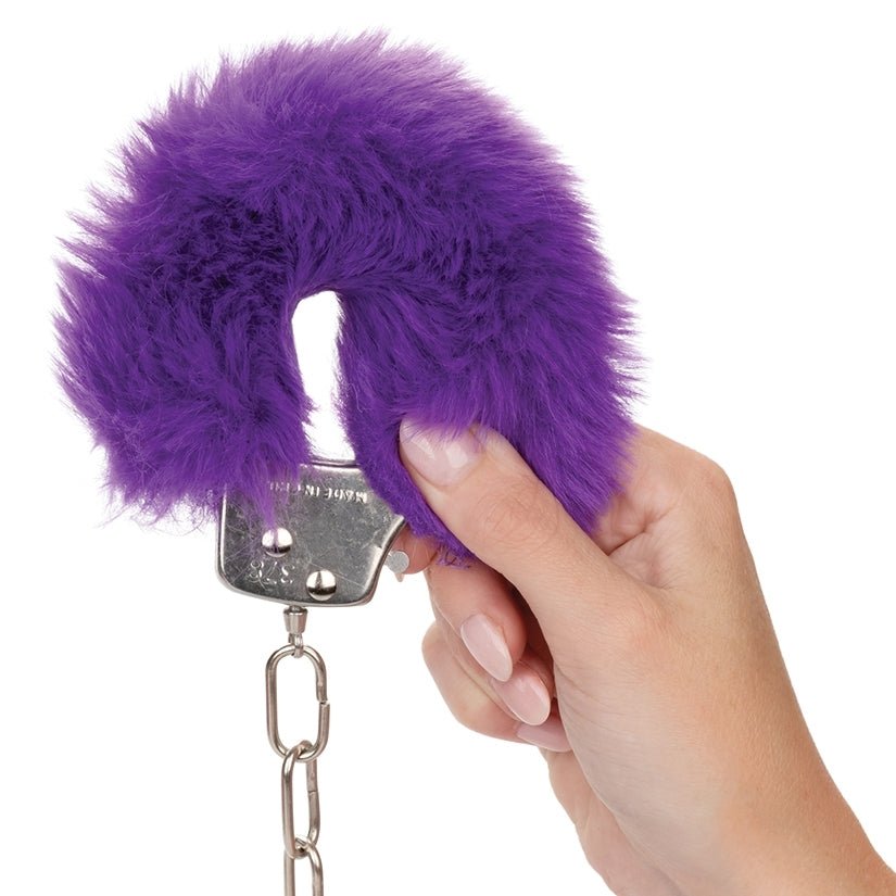 Ultra Fluffy Furry Cuffs-Purple - Image 3