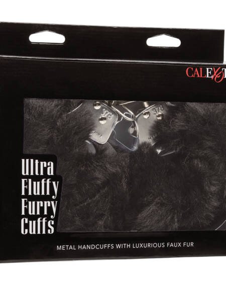 Ultra Fluffy Furry Cuffs-Black