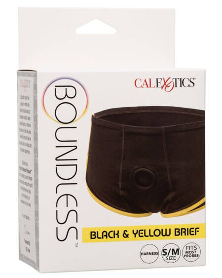 Boundless Brief-Black and Yellow S/M