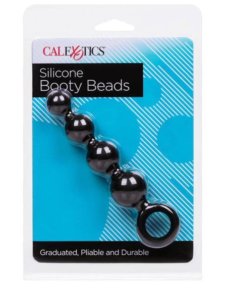 Silicone Booty Beads-Black