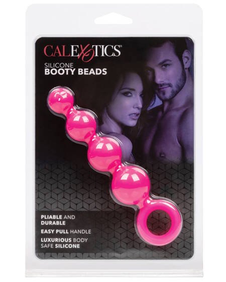 Silicone Booty Beads-Pink