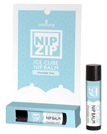 Sensuva Nip Zip Ice Cube Nip Balm-Chocolate Mint