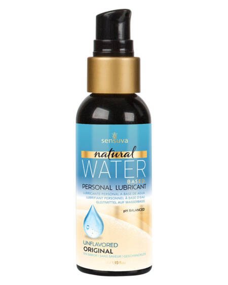 Sensuva Natural Water Based Personal Lubricant 2oz