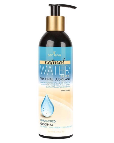 Sensuva Natural Water Based Personal Lubricant 8oz