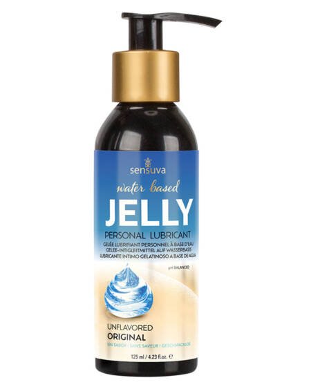 Sensuva Jelly Water-Based Personal Lubricant 4oz