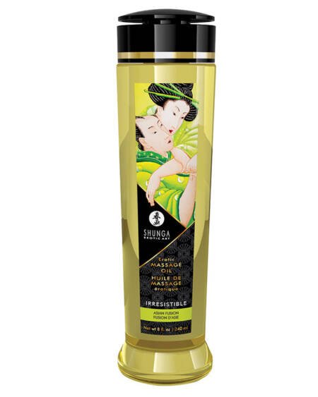 Shunga Erotic Massage Oil Irresistible-Asian Fruits 8.oz