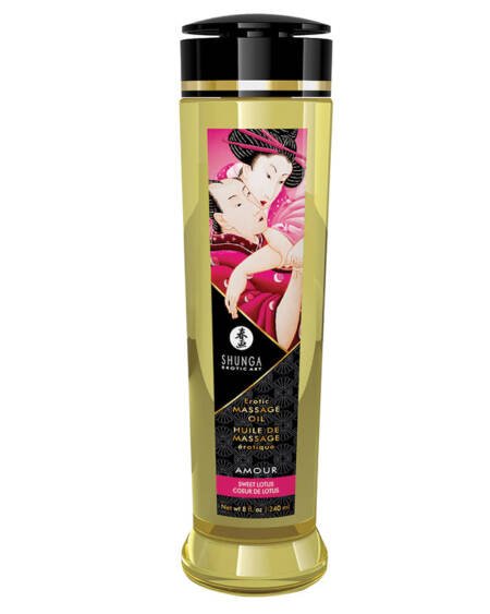 Shunga Erotic Massage Oil Amour-Sweet Lotus 8oz