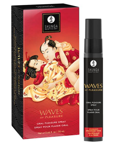 Shunga Waves of Pleasure Oral Pleasure Spray-Sparkling Strawberry
