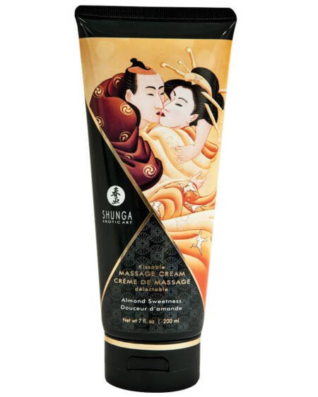 Shunga Kissable Massage Cream-Almond Sweetness 7oz
