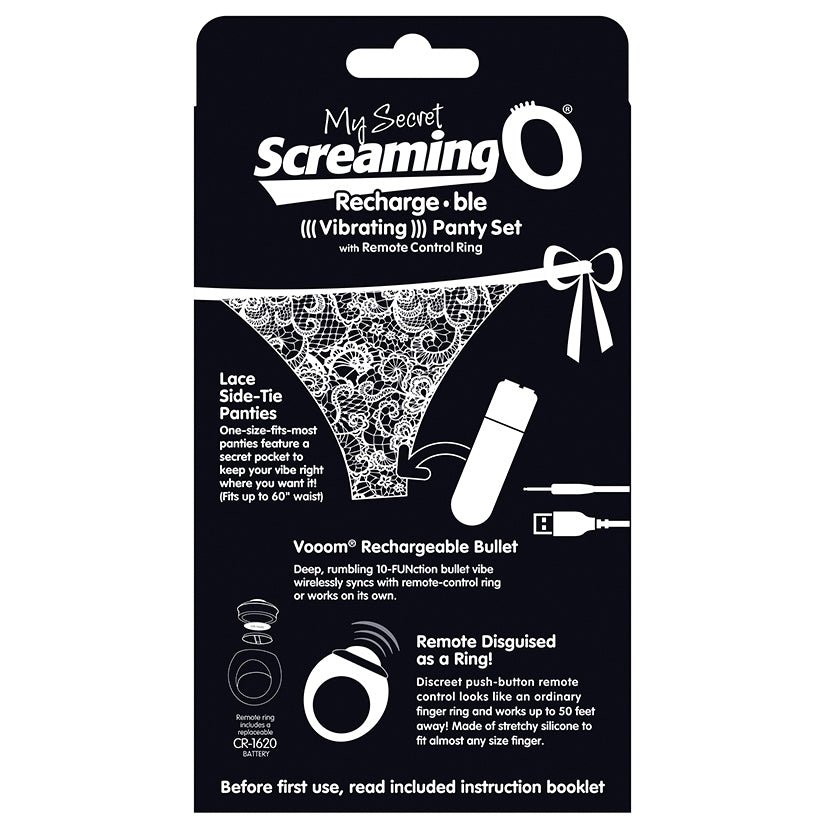 Screaming O My Secret Charged Remote Control Panty Vibe-Black - Image 3