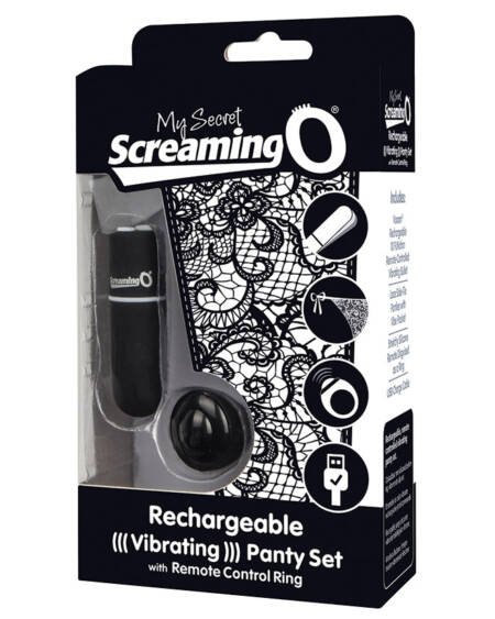 Screaming O My Secret Charged Remote Control Panty Vibe-Black
