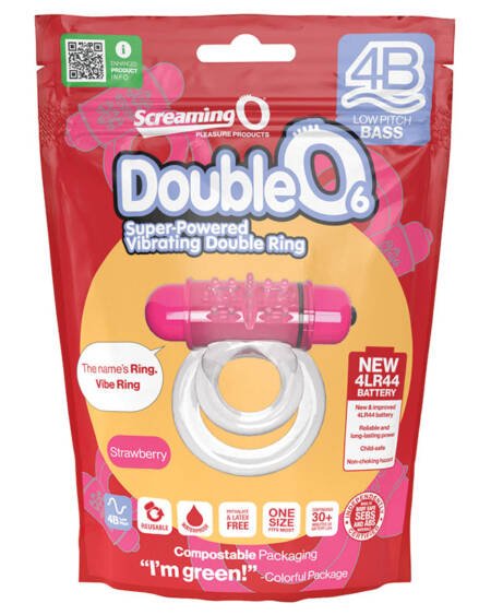 Screaming O 4B DoubleO 6-Strawberry