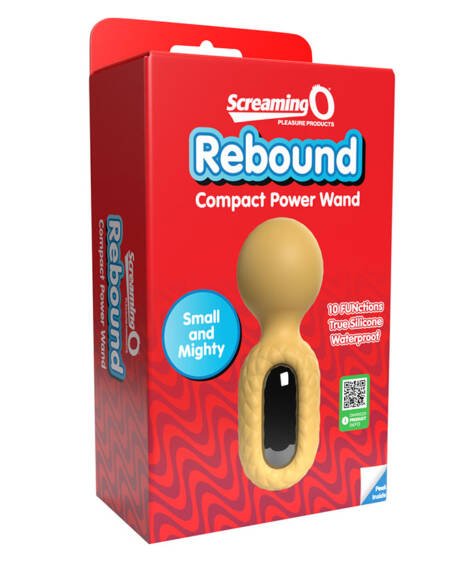 Screaming O Rebound Compact Power Wand-Bumblee Yellow