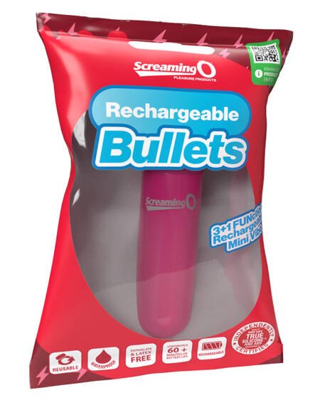 Screaming O Rechargeable Bullet-Pink