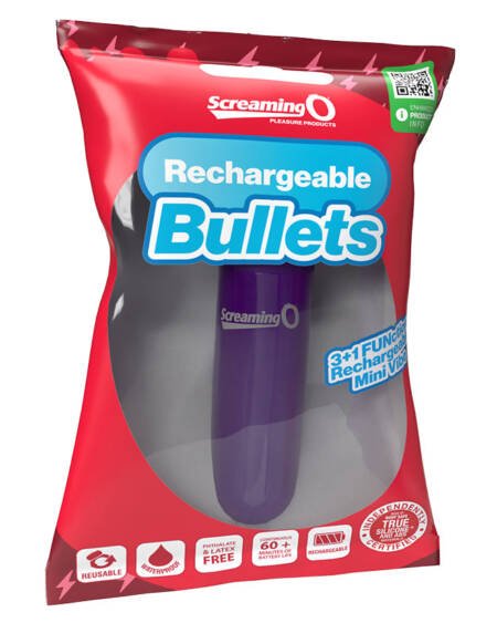 Screaming O Rechargeable Bullet-Purple