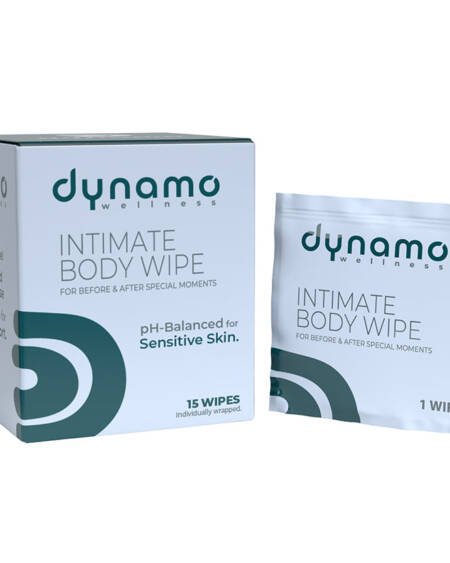 Dynamo Wellness Intimate Body Wipes 15 Pack