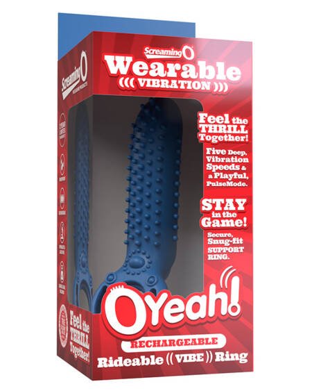 Screaming O Rechargeable O Yeah Silicone-Blue