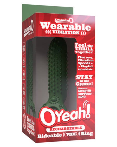 Screaming O Rechargeable O Yeah Silicone-Green