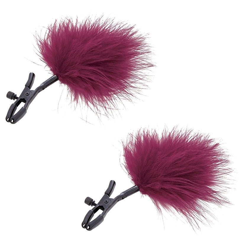 S&M Enchanted Feather Nipple Clamps - Image 2