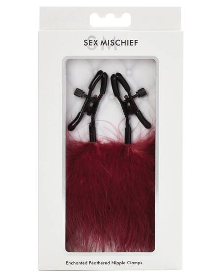 S&M Enchanted Feather Nipple Clamps
