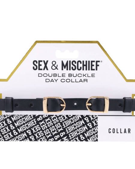 S&M Double Buckle Day Collar