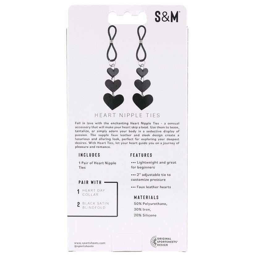S&M Heart Nipple Ties - Image 3