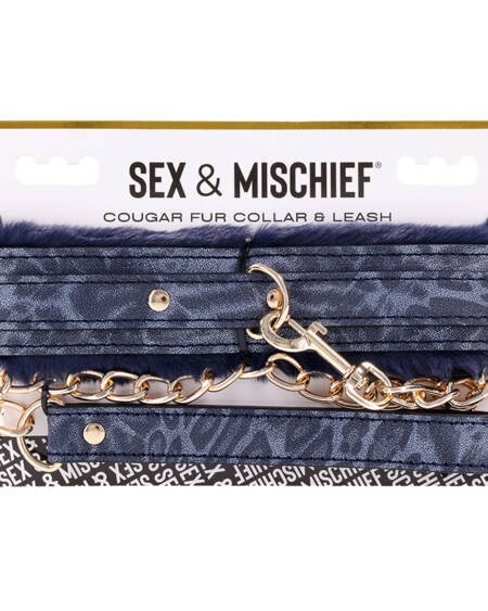Cougar Fur Collar & Leash