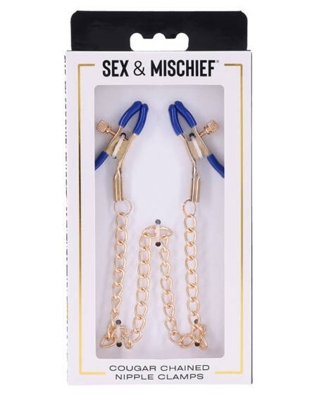Cougar Chained Nipple Clamps