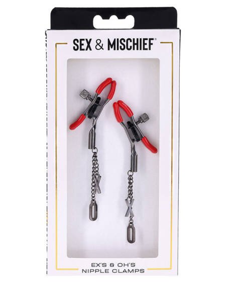 Ex's & Oh's Nipple Clamps