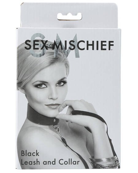 S&M Leash And Collar Set-Black