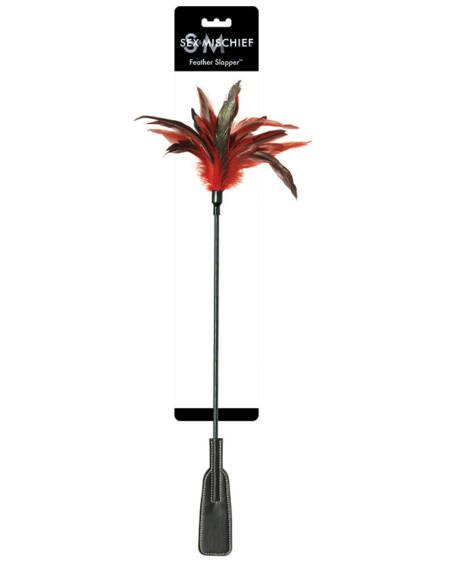 S&M Feather Slapper-Red/Black