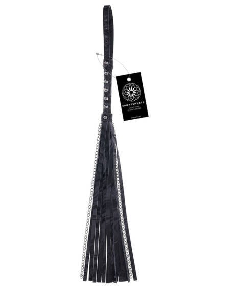 Velvet Noir Chain Flogger