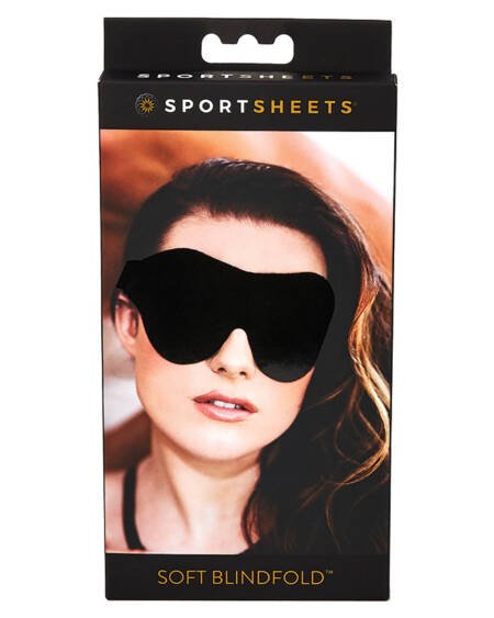 Sportsheets Soft Blindfold-Black
