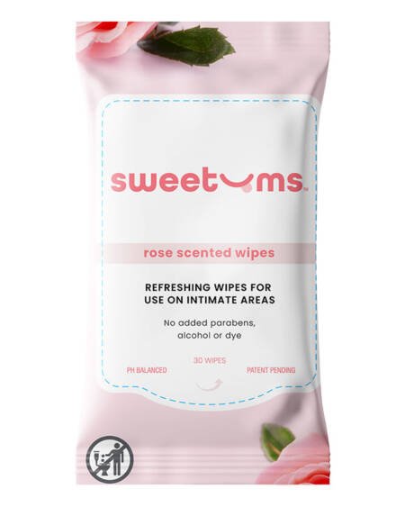 Sweetums Scented Wipes-Rose